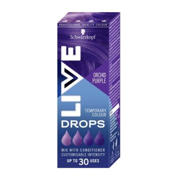 Live Color Drops Orchid Purple Капки за коса за временно боядисване х30 мл