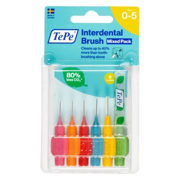 TePe Interdental Brush Original Интердентални четки, Микс x6 броя