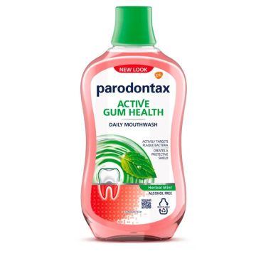 Parodontax Herbal Twist Вода за уста без алкохол х500 мл