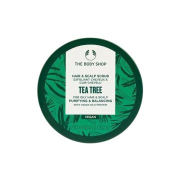 The Body Shop Tea Tree Ексфолиращ шампоан за мазна коса с чаено дърво x240 мл
