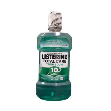 Listerine Teeth & Gum Вода за уста, Fresh Mint х500 мл