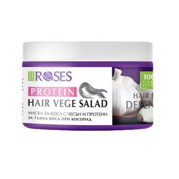 Nature of Agiva Hair Vege Salad Mаска против косопад за тънка коса с чесън и протеин x350 мл