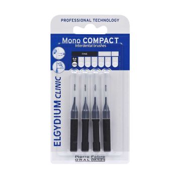 Elgydium Clinic Mono Compact Интердентални четки за зъби, размер 0,6 mm х4 броя