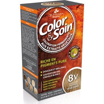 3Chenes Color & Soin Безамонячна боя за коса, цвят 8V Венецианско рус