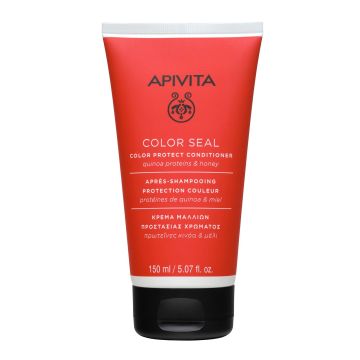Apivita Color Protect Балсам за боядисана коса с протеин от киноа и мед x150 мл