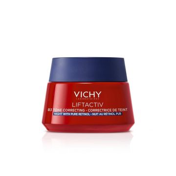 Vichy Liftactiv B3 Нощен крем за лице против хиперпигментни петна с чист ретинол x50 мл