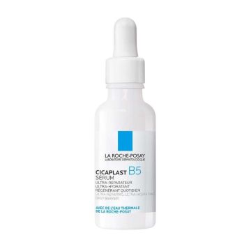 La Roche-Posay Cicaplast B5 Ултравъзстановяващ и хидратиращ серум за лице за дехидратирана и раздразнена кожа без блясък x30 мл