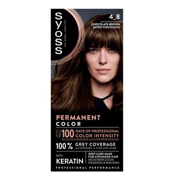 Syoss Profesional Performance Боя за коса 2 в 1 4-8 Chocolate Brown