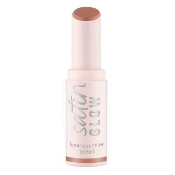 Essence Satin Glow Кремообразно червило за устни х3,5 грама, цвят 01 Whole Latte Love