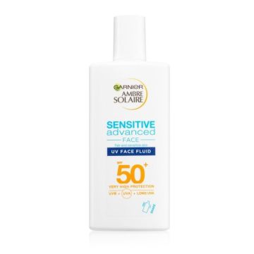 Garnier Ambre Solaire Sensitive Super UV Слънцезащитен флуид за лице SPF50+ x40 мл