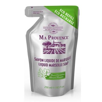 Ma Provence Almond Течен сапун с цвят от бадем - пълнител х250 мл
