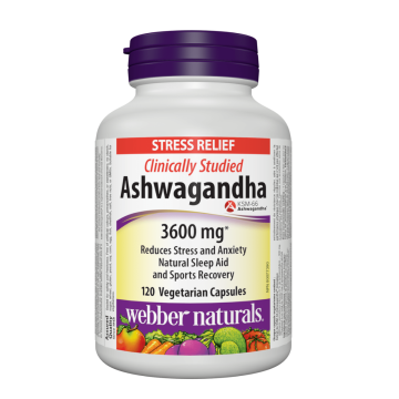 Ашваганда за релакс на нервната система х120 капсули Webber Naturals