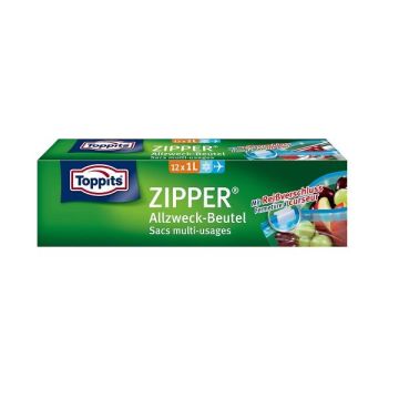 Zipper Мултифункционален плик с цип, 1 л x12 броя