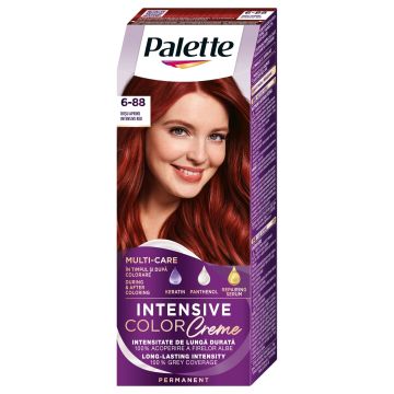 Palette Intensive Color Creme Дълготрайна крем боя за коса, 6-88 Intensive Red
