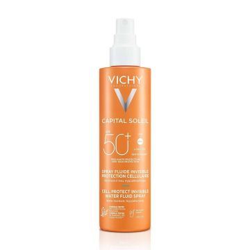 Vichy Capital Soleil Cell Protect Флуиден спрей за защита на кожните клетки SPF50+ x200 мл