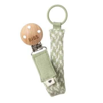 BIBS Клипс за залъгалка, Sage/Ivory