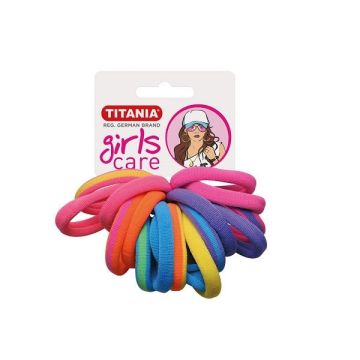 Titania Girls Care Ластици за коса, модел 7828 х16 броя