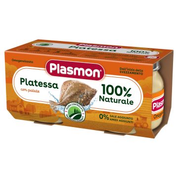 Plasmon Рибно меню писия с картофи за деца от 6-тия месец 2х80 грама - 1859