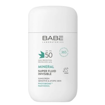 Babe Sunscreen Минерален слънцезащитен супер флуид за лице SPF50 х50 мл