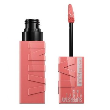 Maybelline SuperStay Vinyl Ink Течно червило за устни със сияен завършек, 100 Charmed