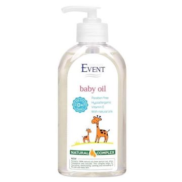 Event Baby Бебешко олио за тяло с натурални масла х200 мл