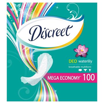 Discreet Deo Waterlily Ежедневни дамски превръзки с мултиформа х100 броя