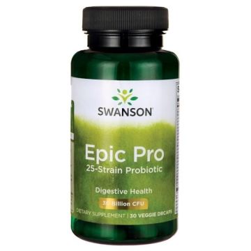 Епик Про Пробиотик с 25 щама х30 капсули Swanson