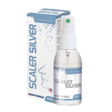 Scaler Silver Сребърна вода, спрей за гърло x50мл