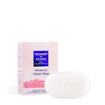 Biofresh Yoghurt of Bulgaria with Organic Rose Oil Пробиотичен крем-сапун за ръце и тяло х100 гр