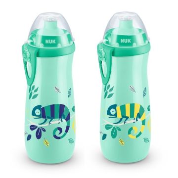 Nuk Sports Cup Чаша с клапа за деца над 36 месеца x450 мл, Chameleon