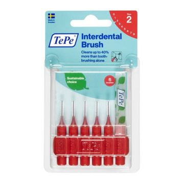 TePe Interdental Original Интердентална четка за зъби, размер 2 (0,5 мм) х 6 броя