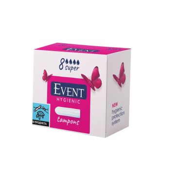 Event Super Дамски тампони, размер Super х8 броя