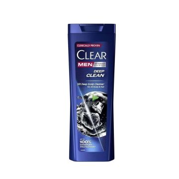 Clear Men Deep Clean Шампоан против пърхот с активен въглен х360 мл