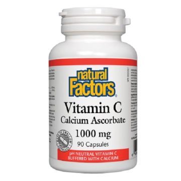 Витамин С Калциев аскорбат 1000 мг х90 капсули Natural Factors