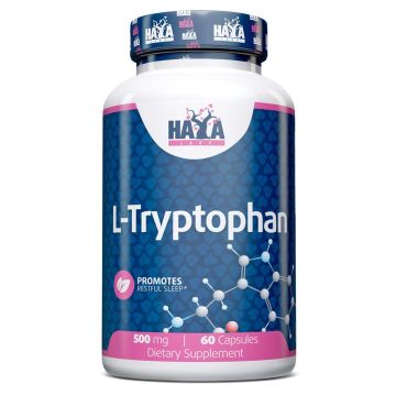 L-Tryptophan За тонус и релакс 500 мг х60 капсули Haya Labs