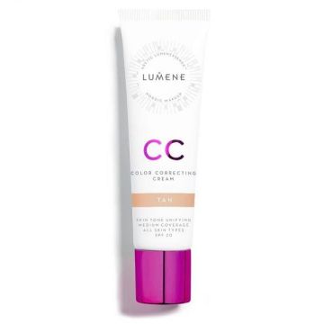 Lumene CC Cream SPF20 Коригиращ крем - фон дьо тен за лице, цвят Tan