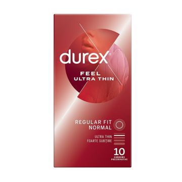 Durex Feel Ultra Thin Супер фини презервативи за максимално усещане х10 броя