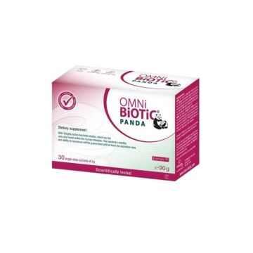 Omni Biotic Panda Пробиотик при имунологичен дисбаланс за майката и бебето 3г х30 сашета