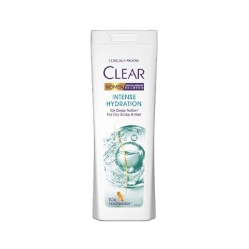 Clear Women Intense Hydration Шампоан против пърхот за суха коса и скалп с ниацинамид и екстракт от кактус х360 мл