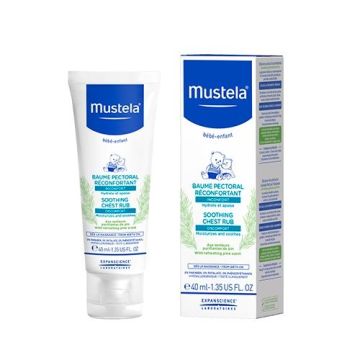 Mustela Пекторален балсам за бебета и деца с освежаващ аромат на бор x40 мл