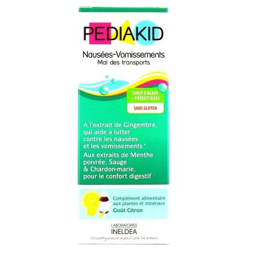 Сироп срещу гадене и повръщане при пътуване х125 мл Pediakid