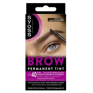 Syoss Brow Tint Боя за вежди x17 мл, 4-1 Dark Brown