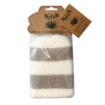 Agiva Bath Масажираща гъба с бамбук и лен