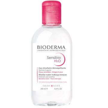 Bioderma Sensibio H2O Почистваща мицеларна вода за лице за чувствителна кожа x250 мл