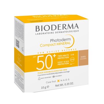 Bioderma Photoderm Compact Mineral Минерална крем-пудра SPF 50+ x10 грама, Golden
