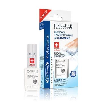 Eveline Nail Therapy Professional Заздравител за нокти обогатен с диаманти х12 мл