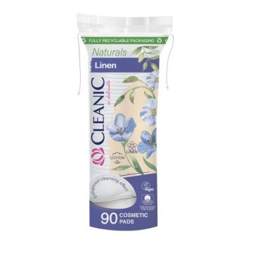 Cleanic Naturals Linene Тампони за почистване на грим x90 броя