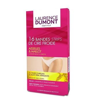 Laurence Dumont Institut Депилиращи ленти за подмишници и бикини зона х16 броя