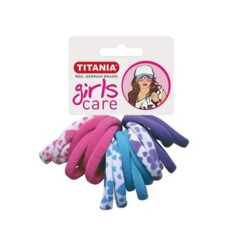 Titania Girls Care Ластици за коса, модел 7826 х16 броя