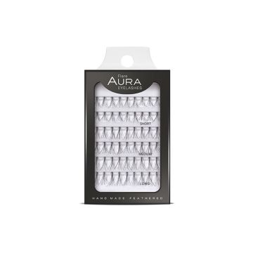 Aura Flare Eyelashes Мигли на снопчета от естествен косъм